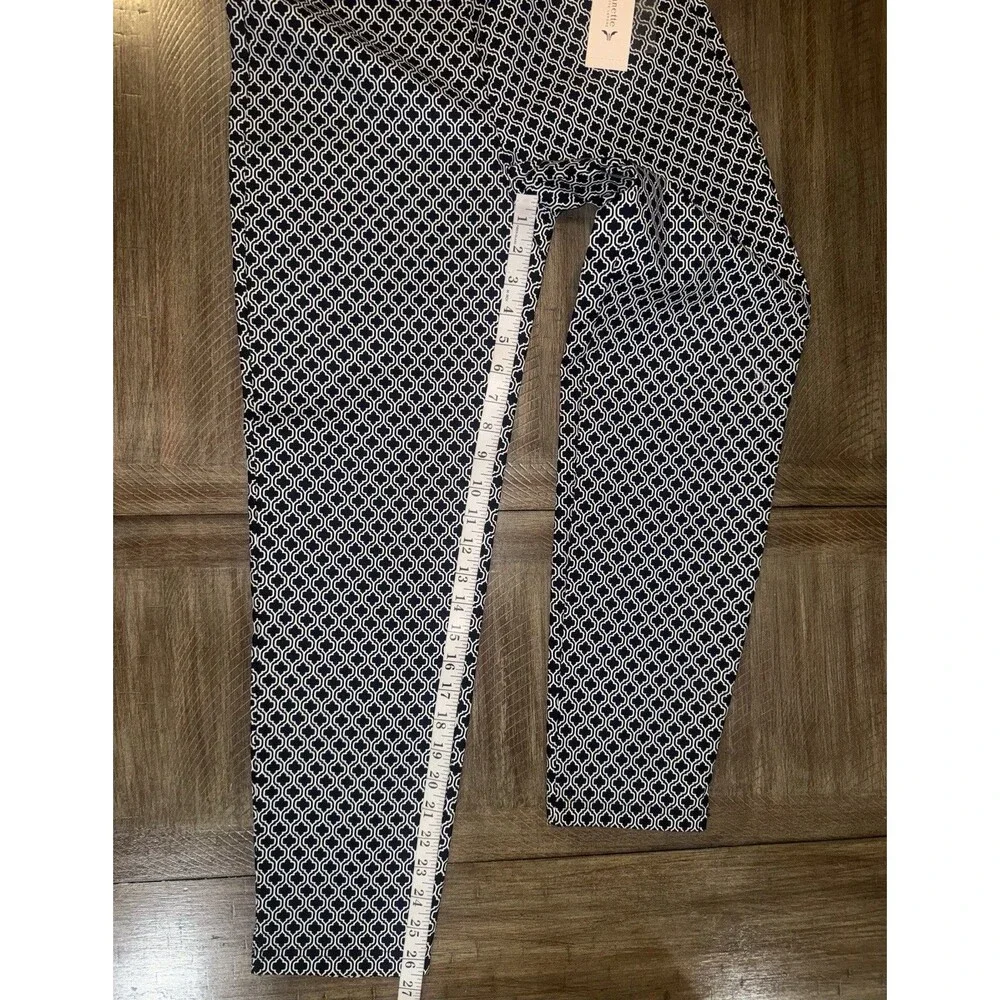 NWT Nanette Lepore Black Spade Print Comfort Pull On Cropped Pant Size 2 NEW $68